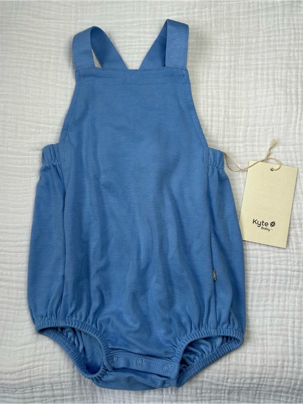 Kyte Baby Bubble Romper NWT Blue Bamboo 12-18M Baby girl or boy